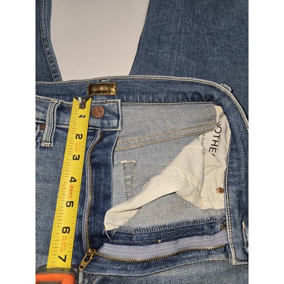 Mother Denim High Waisted Looker Ankle Fray,‎ Party Like A Pirate Size 25 CLEAN - Picture 6 of 15